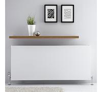 Radiador Convector Horizontal con Panel Doble - Blanco - 600mm x 1400mm x 103mm - 2392 Vatios - Type 22