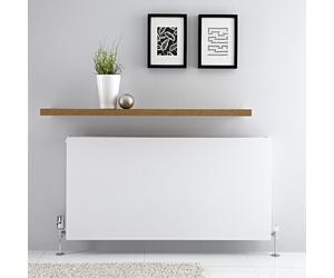 Radiador Convector Horizontal con Panel Doble Plus - Blanco - 600mm x 1200mm x 72,5mm - 1599 Vatios - Type 21