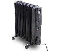 Radiador eléctrico de aceite , con 11 aletas, sobre ruedas, de 2500W