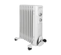 Radiador de aceite 9R 2000W Clatronic RA 3736 Blanco - Nuevo