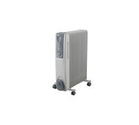 Radiador de Aceite Confort 1500W, 2000W o 2500W Blanco y Gris | 7, 9 u 11 Elementos, 3 potencias, Ruedas, termostato Regulable