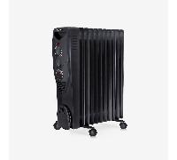 Radiador de aceite de 2500 W con 11 elementos - Negro