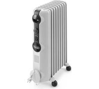 Radiador de aceite DELONGHI TRRS0920, 2000W, 3 niveles de potencia, tecnología Real Energy, color blanco