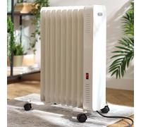 Radiador de Aceite Inteligente Portable - Blanco - 2000W - Kylo por ECOSO de Hudson Reed