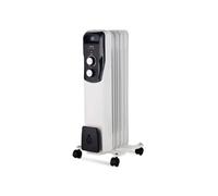 Radiador de aceite ufesa antares 1000w 5 elementos con ruedas blanco