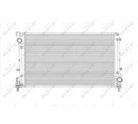 Radiador de agua Aletas refrigeración soldadas 53835 NRF para ABARTH