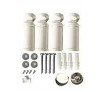 Radiador de baño kit de montaje Blanco