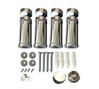 Radiador de baño kit de montaje cromado