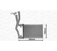 Radiador de calefacción MAGNETI MARELLI 350218490000 para SX4 1.5 2006-2010
