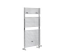 Radiador de Diseño Horizontal 402 Vatios 635 x 415mm con Conexión Central 5 cm Entre-Eje 50mm Revive Caldae Antracita
