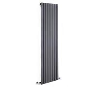 Radiador de Diseño Vertical - Antracita - 1600mm x 354mm x 54mm - 861 Vatios - Sloane