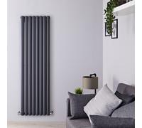 Radiador de Diseño Vertical Antracita 440 Vatios 1600mm x 236mm