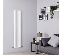 Radiador de Diseño Vertical Blanco Acero 440Vatios 1600x236 mm