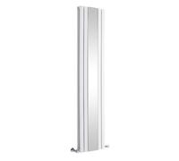 Radiador de Diseño - Vertical Con Espejo - Blanco - 1600mm x 265mm - 884 Vatios - Sloane