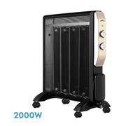 Radiador de mica fabrilamp abrigo para calefacción interior, 2000w, 4