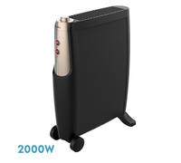 Abrila Imperial Negro / Oro - Radiador De Mica 2000 W