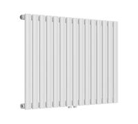 Radiador de panel nore de diseño monocapa tubular acero 60x90 cm - blanco [neu.haus]