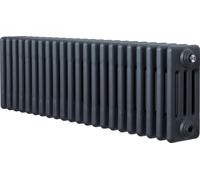 Radiador de tubos de 4 columnas – 300 mm x 1010 mm – Gris antracita