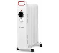 Radiador eléctrico con aceite Orbegozo RU 2500, con 3 niveles de potencia, 2000W y 11 elementos calefactores