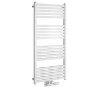 Radiador eléctrico de pared Bruckner GRUNT, 500x1050 mm, conexión central, color blanco