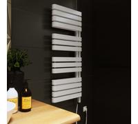 Radiador eléctrico para baño Kronenbach, modelo Art, 50 x 111 cm, con resistencia calefactora en el lado derecho