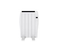 Radiador Emisor Térmico EVVO C4 Blanco, 600W, hasta 8m2, Instalación Suelo o Pared, Google Home, 4 elementos, Bloqueo infantil, Wifi, Control remoto, Temporizador