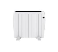 Radiador Emisor Térmico EVVO C8 Blanco, 1200W, hasta 16m2, Instalación Suelo o Pared, Control por Voz, Google Home, 8 elementos, Bloqueo infantil, Wifi, Control remoto, Temporizador, Display LCD