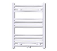 Radiador toallero Azax 320W 12 barras blanco 76,4x50 cm White Medium