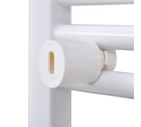 Radiador toallero Berex 565W 18 barras blanco 116x60 cm White Medium