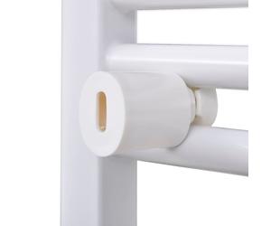 Radiador toallero Berex 565W 18 barras blanco 116x60 cm White Medium