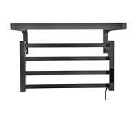 Radiador toallero eléctrico NTW-09 (An x Al: 57 x 39 cm, 55 W, Negro)