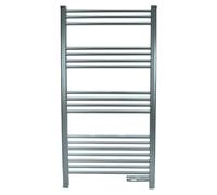 Pur Line Radiador toallero NTW-11G 500W Aluminio Gris con temporizador 54x107 cm IP22