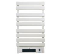 Pur Line Toallero eléctrico NTW-25 White – 1500 W, aluminio blanco, display LED, WiFi, 55 x 91 cm