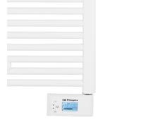 Toallero eléctrico digital con fluido térmico Orbegozo THA 465, Protección IP 24 ideal baño, programador diario y semanal, termostato digital, 750 W