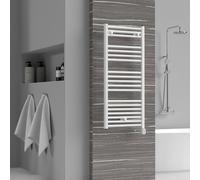 Radiador toallero eléctrico rointe elba oval 500w blanco