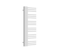 Radiador toallero mural kviteseid 18 tubos 470w acero 120x50 cm - blanco [neu.haus]