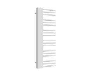 Radiador toallero mural kviteseid 18 tubos 470w acero 120x50 cm - blanco [neu.haus]