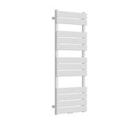 Radiador toallero mural voss 615 w 12 lamas acero 120x50 cm - blanco [neu.haus]