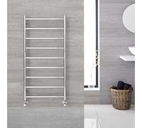 Radiador Toallero Plano - Acero Inoxidable - 600mm x 1200mm x 48mm - 310 Vatios - Quo