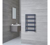 Radiador Toallero Plano - Antracita - Aluminio - 1190mm x 500mm x 36mm - 531 Vatios - Gradus