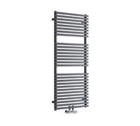 Radiador Toallero Plano - Conexión Central - Antracita - 1200mm x 500mm - 276 Vatios - Magera