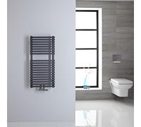Radiador Toallero Plano - Conexión Central - Antracita - 835mm x 400mm - 233 Vatios - Magera
