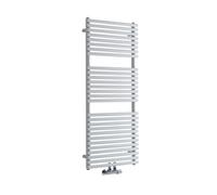 Radiador Toallero - Plano - Conexión Central - Blanco - 1200mm x 500mm - 276 Vatios - Magera