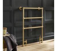 Radiador Toallero Tradicional Minimalista - Oro Satinado - 966mm x 673mm - Condesa