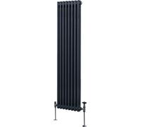 Radiador tradicional de 2 columnas - 1800 x 382 mm - Gris antracita
