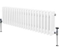 Radiador tradicional de 3 columnas - 300 x 1012 mm - Blanco