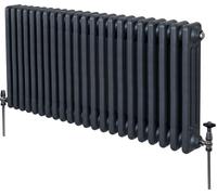 Radiador tradicional de 3 columnas - 600 x 1012 mm - Gris antracita