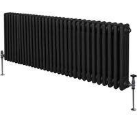Radiador tradicional de 3 columnas - 600 x 1462 mm - Color negro