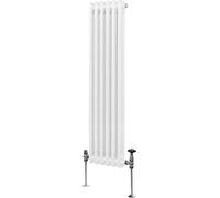 Radiador tradicional de dos columnas - 1500 x 292 mm - Blanco