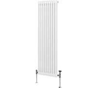 Radiador tradicional de dos columnas - 1800 x 472 mm - Blanco